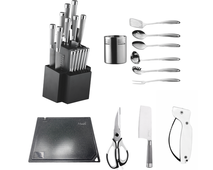Image of messerstahl 28-piece knife set
